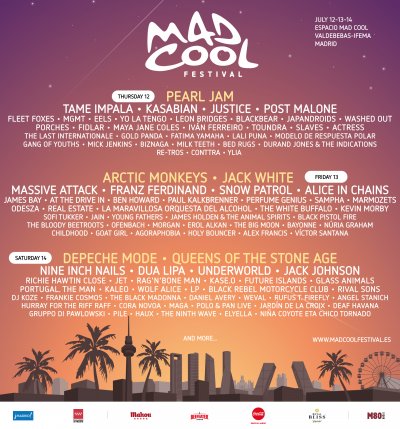 12-14/07/2018 - Мадрид, Испания - Mad Cool Space - Mad Cool Festival 2018