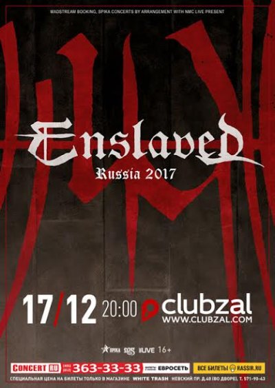 17.12.2017 - Club Zal - Enslaved