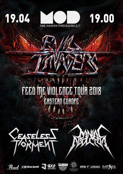 19.04.2018 - MOD - Evil Invaders, Maniac Abductor, Ceaseless Torment