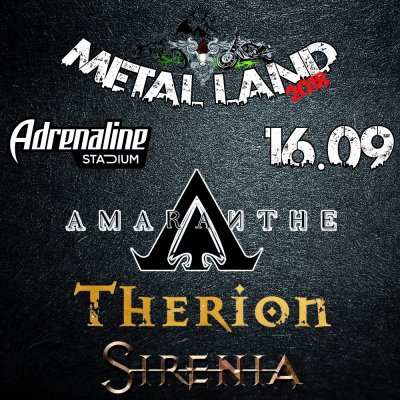 16.09.2018 - Adrenaline Stadium - Metal Land 2018: Amaranthe, Therion, Sirenia