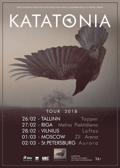 02.03.2018 - Aurora Concert Hall - Katatonia, Even Flow