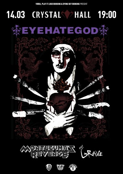 14.03.2020 - Crystal Hall - Eyehategod, Montezuma&#039;s Revenge, Thy Grave