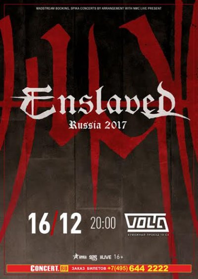 16.12.2017 - Volta - Enslaved
