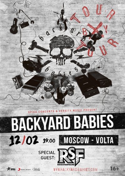 Отчет с московского концерта Backyard Babies