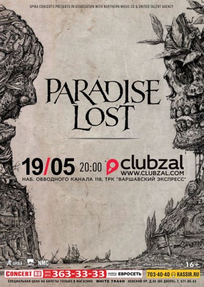 19.05.2017 - Club Zal - Paradise Lost