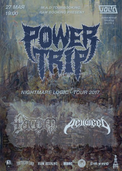 27.05.2017 - Volta - Power Trip, Hellweed, Fatum