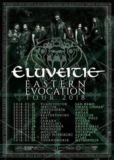 Eluveitie - Eastern Evocation Tour 2018