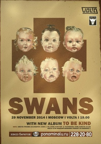 29.11.2014 - Москва - Volta - Swans
