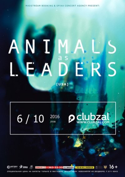 06.10.2016 - Club Zal - Animals As Leaders