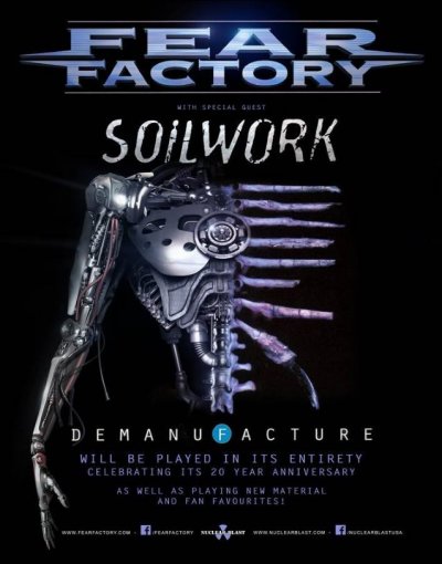 Fear Factory отправятся в юбилейный тур по США вместе с Soilwork