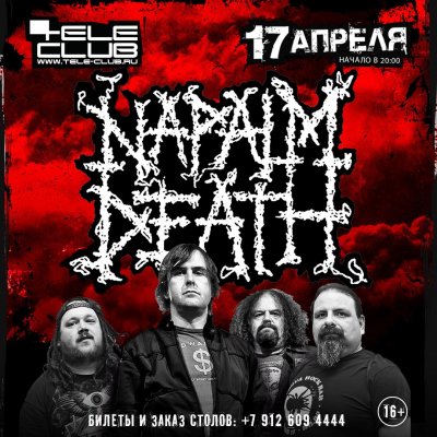 17.04.2017 - Tele-Club - Napalm Death