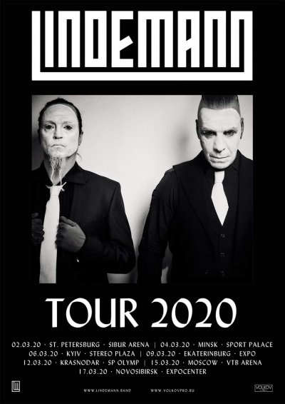 Проект Lindemann посетит Россию с большим туром в начале весны