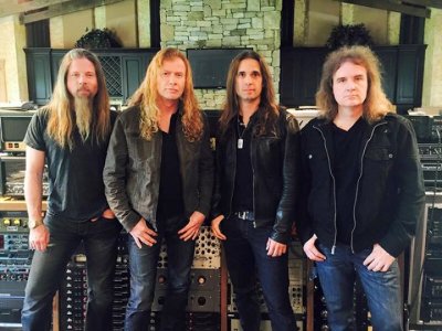 Первое совместное фото нового состава Megadeth
