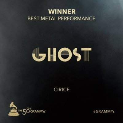 Ghost получили премию Грэмми