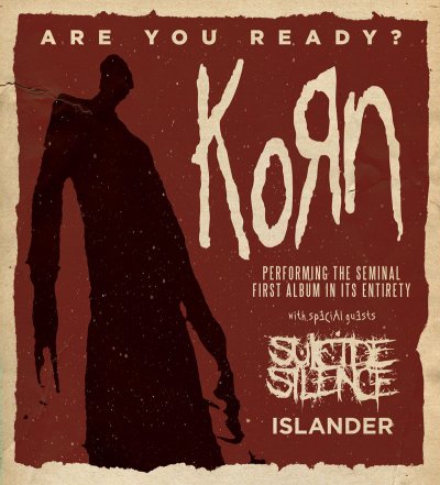 Korn объявили тур с Suicide Silence и Islander