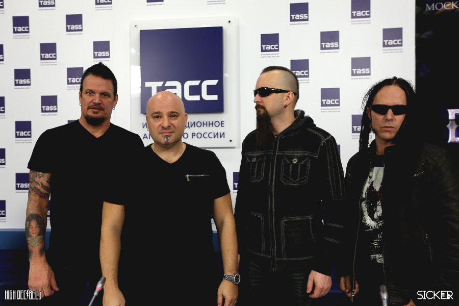Фотоотчет с пресс-конференции Disturbed (2017.03.16 - Москва - ТАСС)