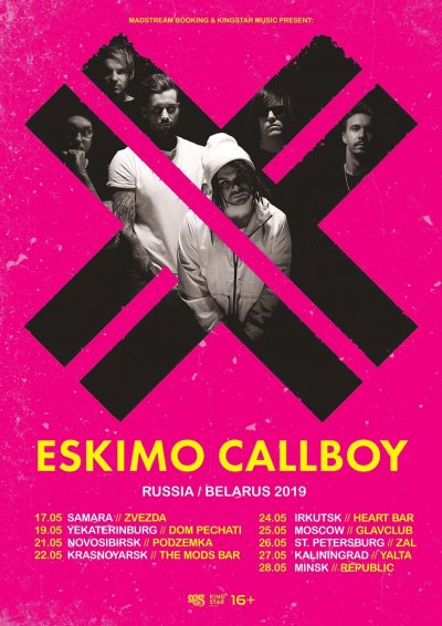 Eskimo Callboy - Russia / Belarus Tour 2019