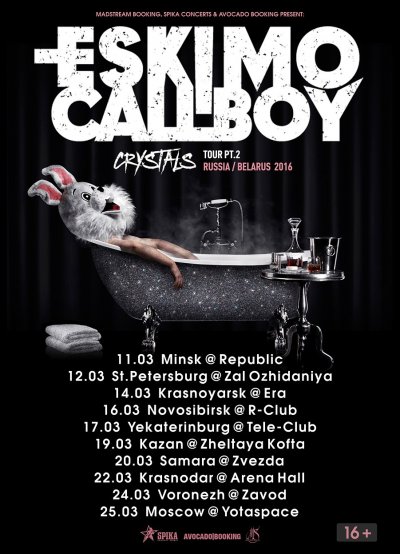 Eskimo Callboy - Crystals Tour, Pt.2 (Russia / Belarus 2016)